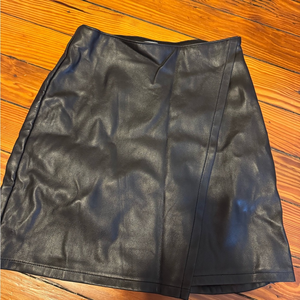 Hollister Black Wrap Pencil Mini Skirt